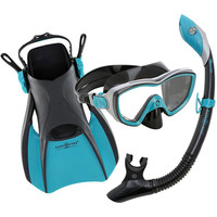 Aqualung kit gafastubo y aletas snorkel SET BONITA vista frontal