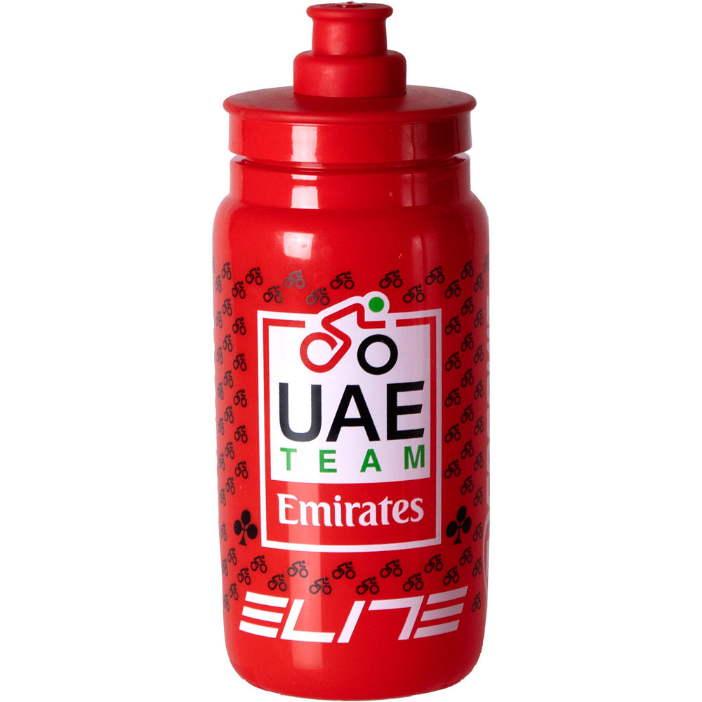 Elite bidones ciclismo UAE TEAM EMIRATES 2020 550ML vista frontal