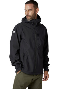 Helly Hansen chaqueta softshell hombre PARAMOUNT HOODED SOFTSHELL JKT vista frontal