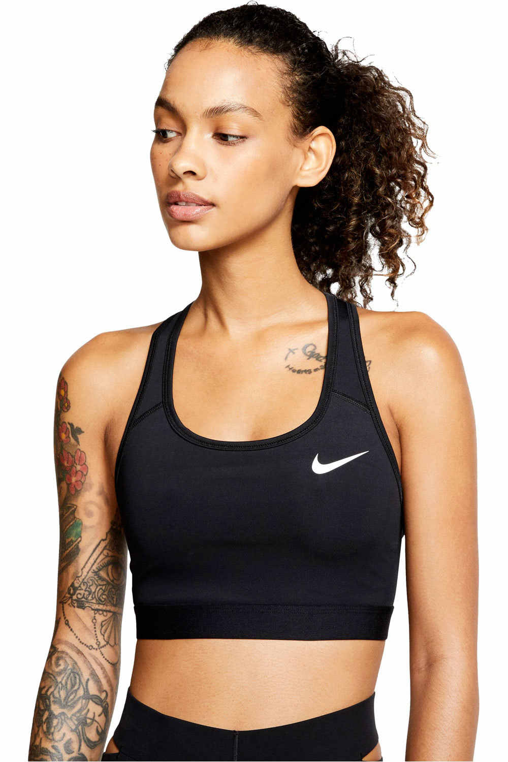 Nike sujetadores deportivos W NK DF SWSH BAND NONPDED BRA vista frontal