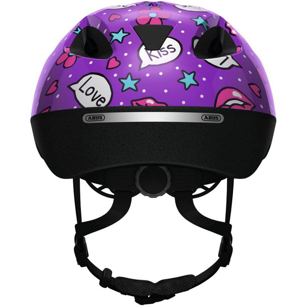 Abus casco bicicleta niño SMOOTY 2.0 PURPLE KISSES 01