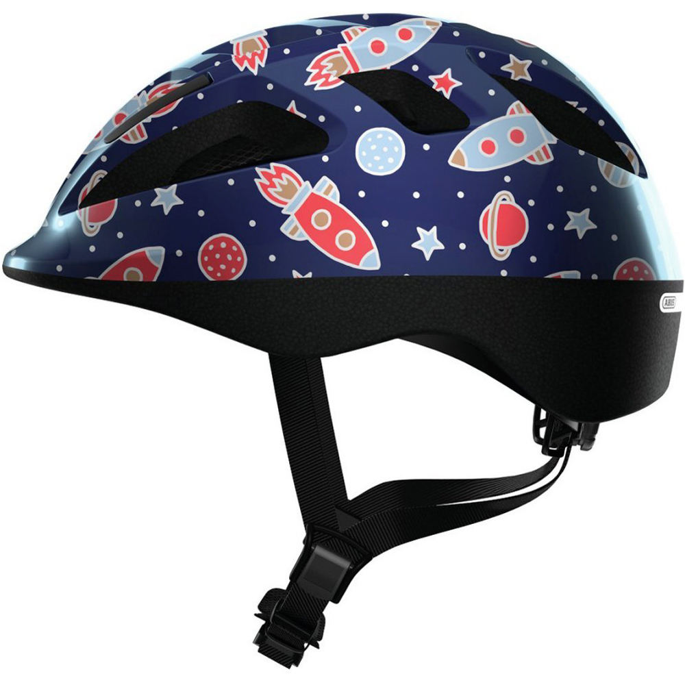 Abus casco bicicleta niño SMOOTY 2.0 BLUE SPACE vista frontal