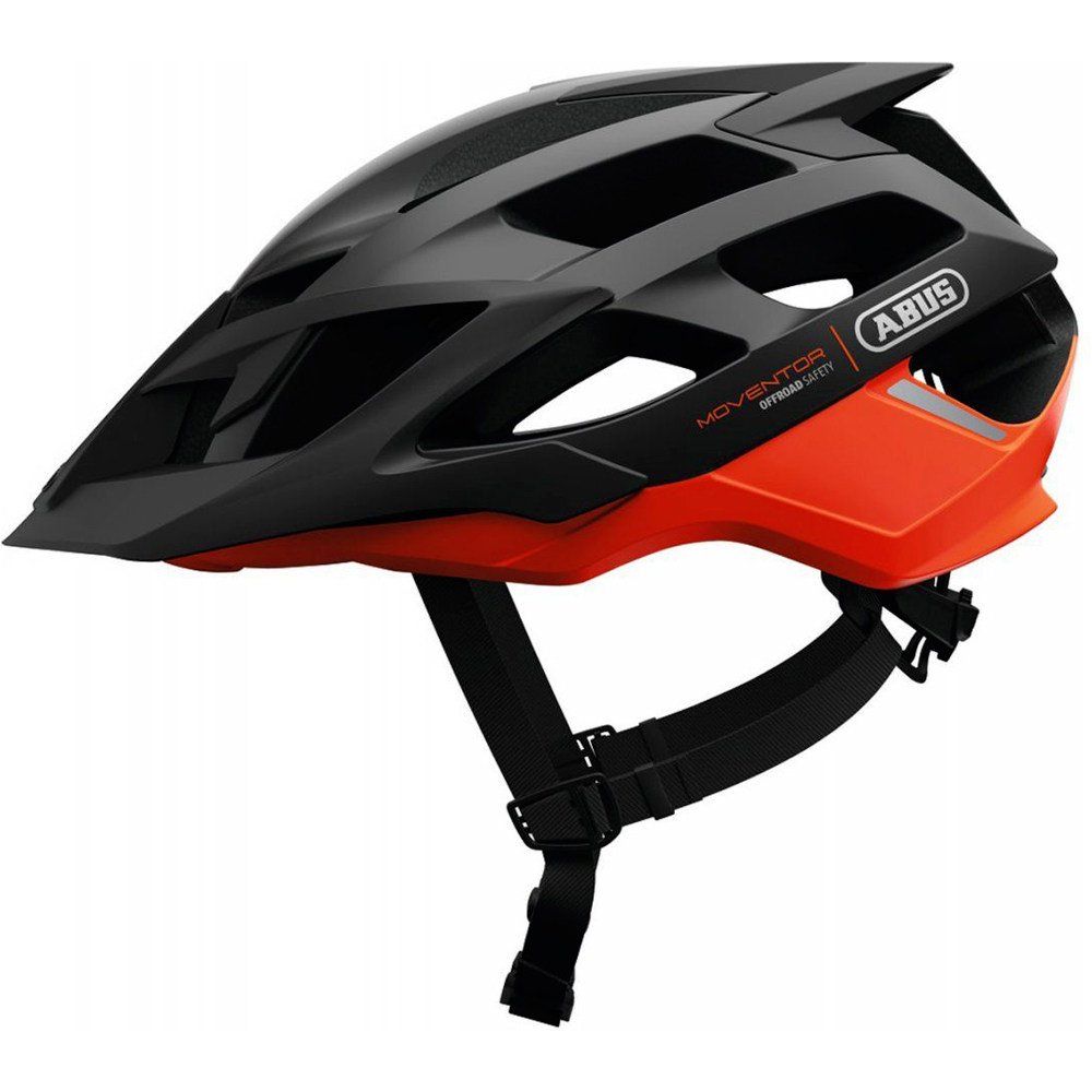 Abus casco bicicleta MOVENTOR SHRIMP ORANGE vista frontal