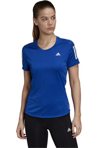 adidas camiseta entrenamiento manga corta mujer OWN THE RUN TEE vista frontal