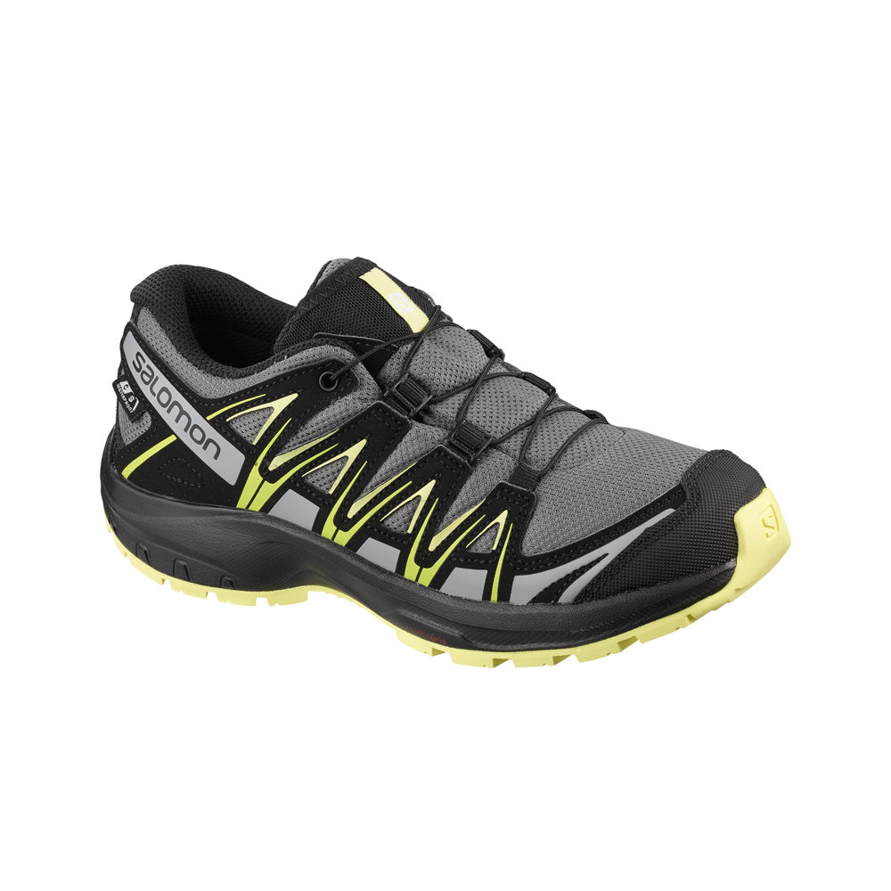 Salomon zapatilla trekking niño XA PRO 3D CSWP J lateral exterior