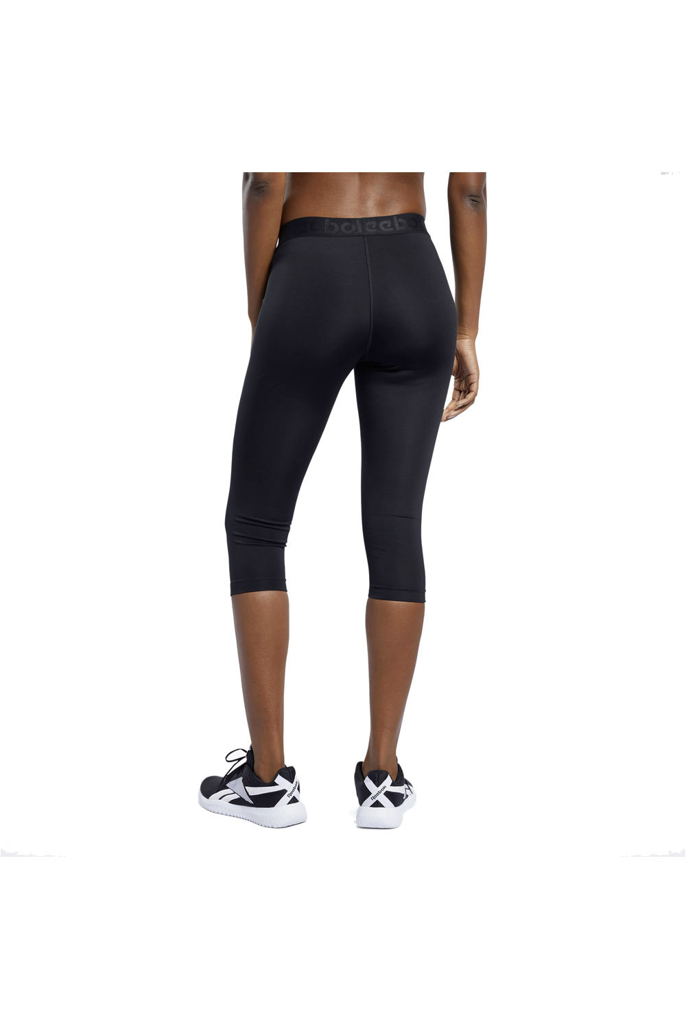 Reebok mallas piratas fitness mujer WOR COMM CAPRI vista trasera