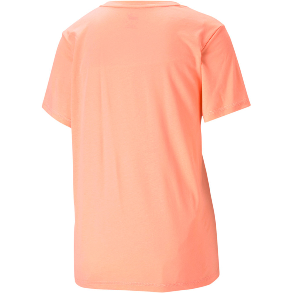 Puma camiseta manga corta mujer Evostripe Tee Apricot 03