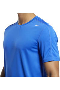 Reebok camiseta fitness hombre WOR COMM SS TECH TEE AZ vista detalle