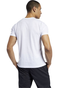 Reebok camiseta fitness hombre GS Reebok Linear Read Tee BL vista trasera