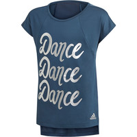 adidas camiseta manga corta niña G A.R. DanceTee vista frontal