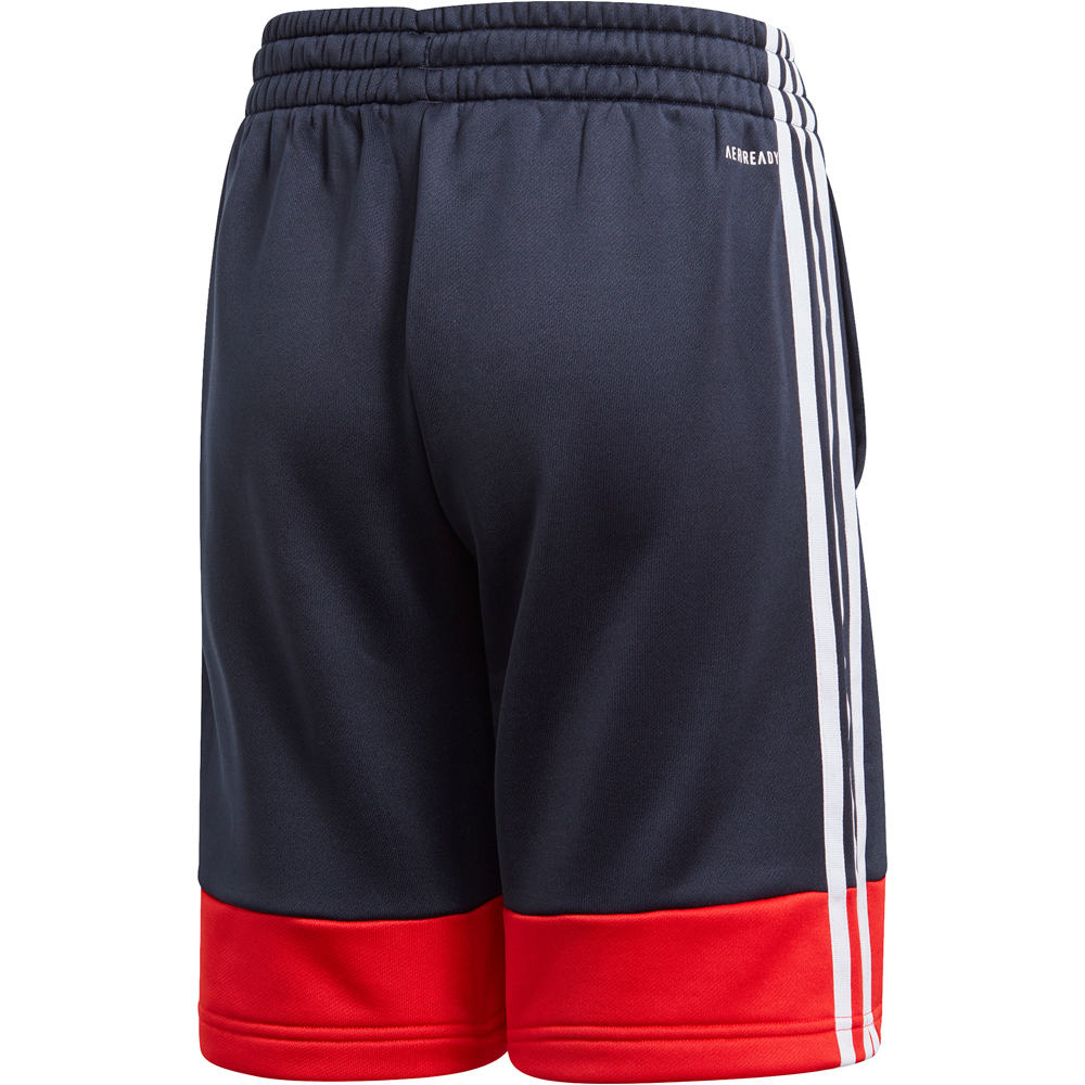 adidas bermuda niño B A.R. 3S SHORT vista trasera