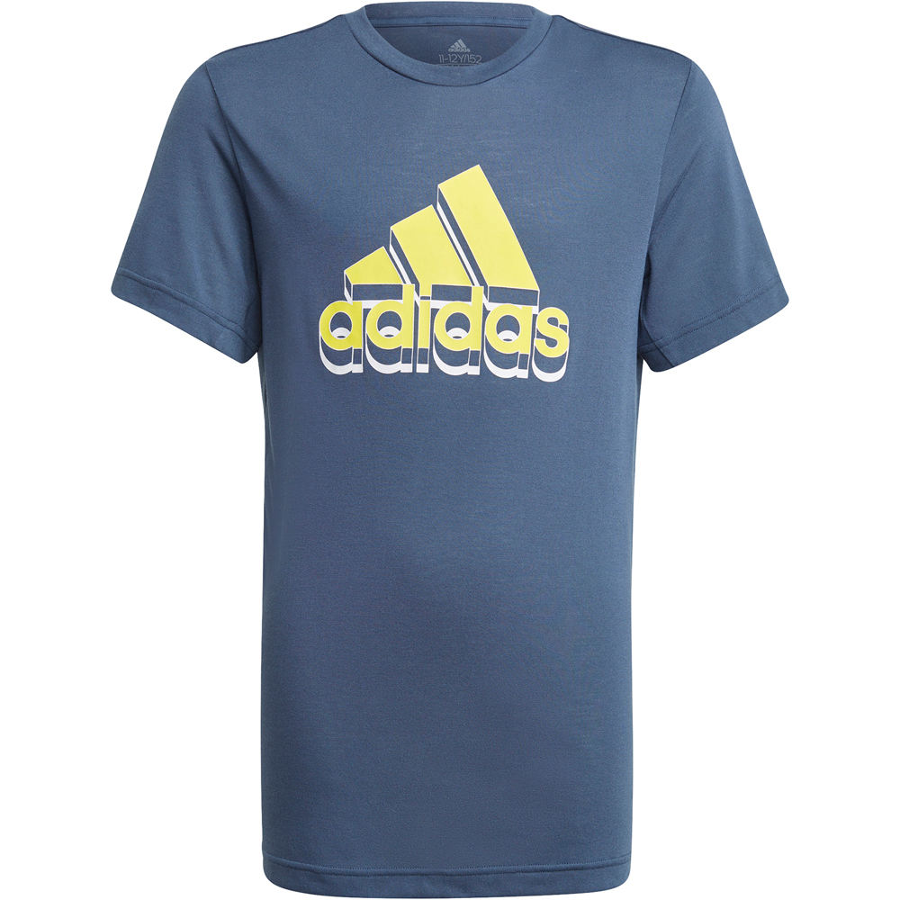 adidas camiseta manga corta niño B A.R. PRME TEE vista frontal