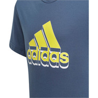 adidas camiseta manga corta niño B A.R. PRME TEE vista detalle