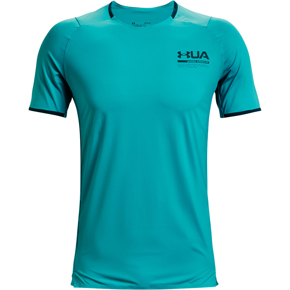 Under Armour camiseta fitness hombre UA HG ISOCHILL PERFORATED SS vista frontal