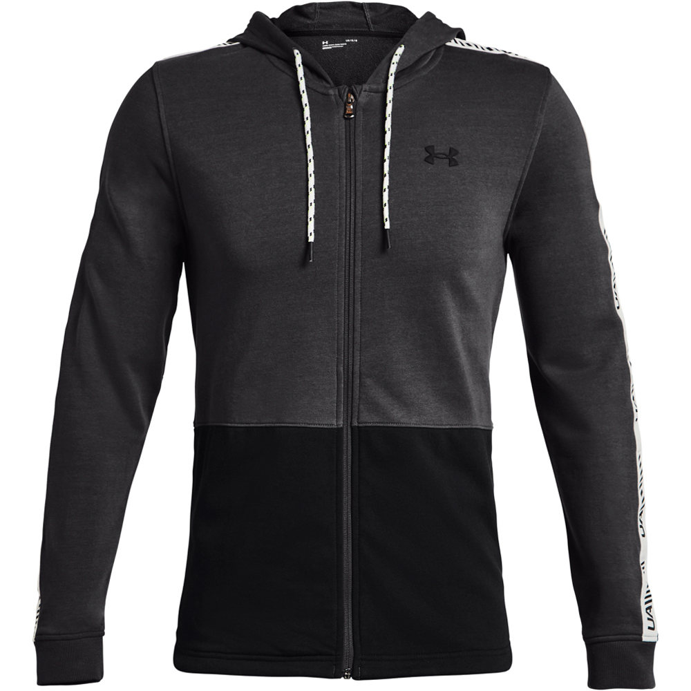 Under Armour sudaderas deportivas hombre UA RIVAL TERRY LCKRTG FZ HD vista frontal