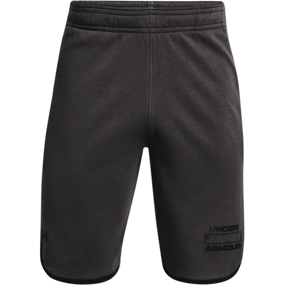 Under Armour pantalón corto fitness hombre UA RIVAL TERRY LCKRTG SHORT vista frontal