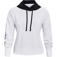 Under Armour sudaderas deportivas mujer Rival Terry Geo Hoodie vista frontal