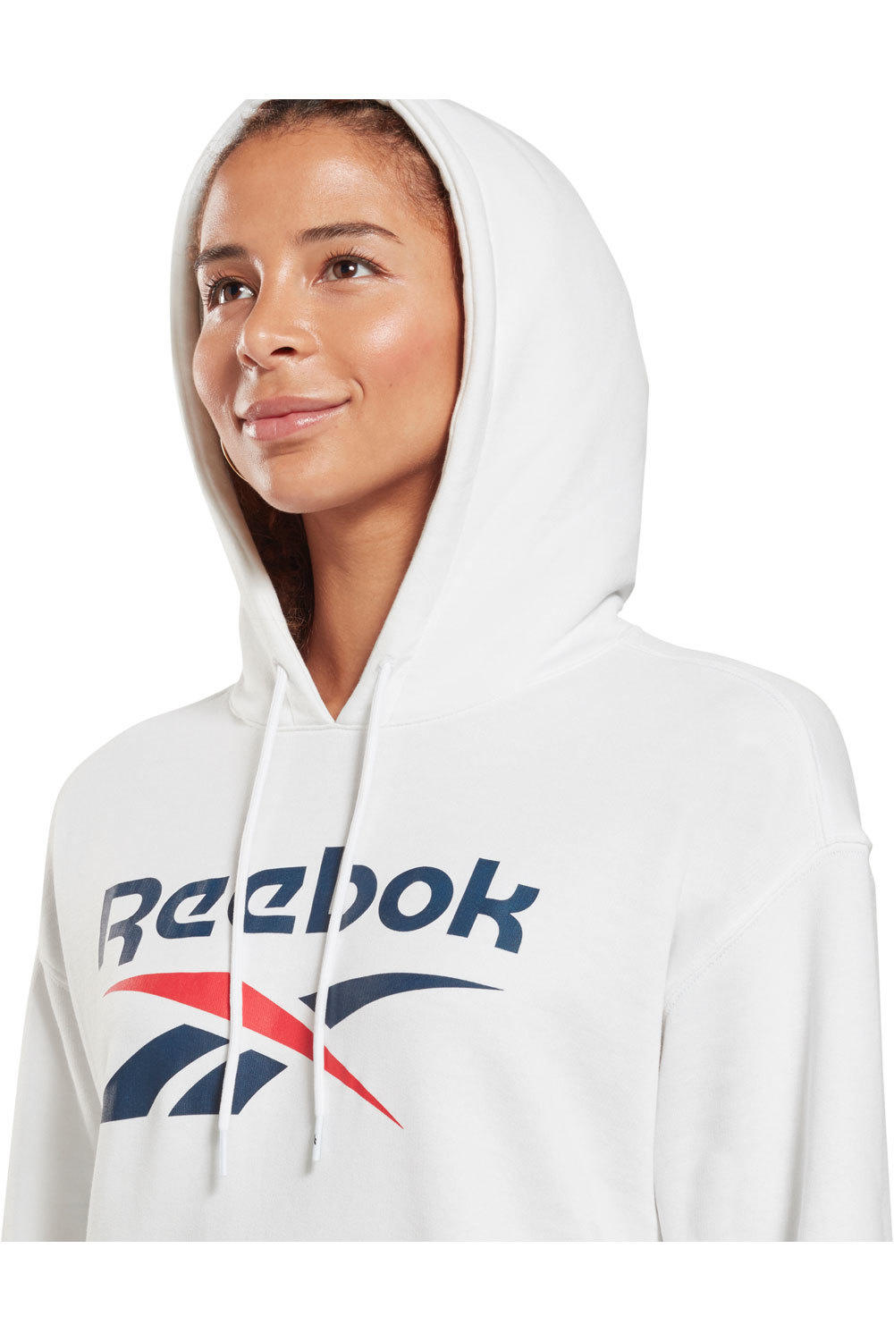 Reebok sudadera mujer RI BL French Terry Hoody vista detalle