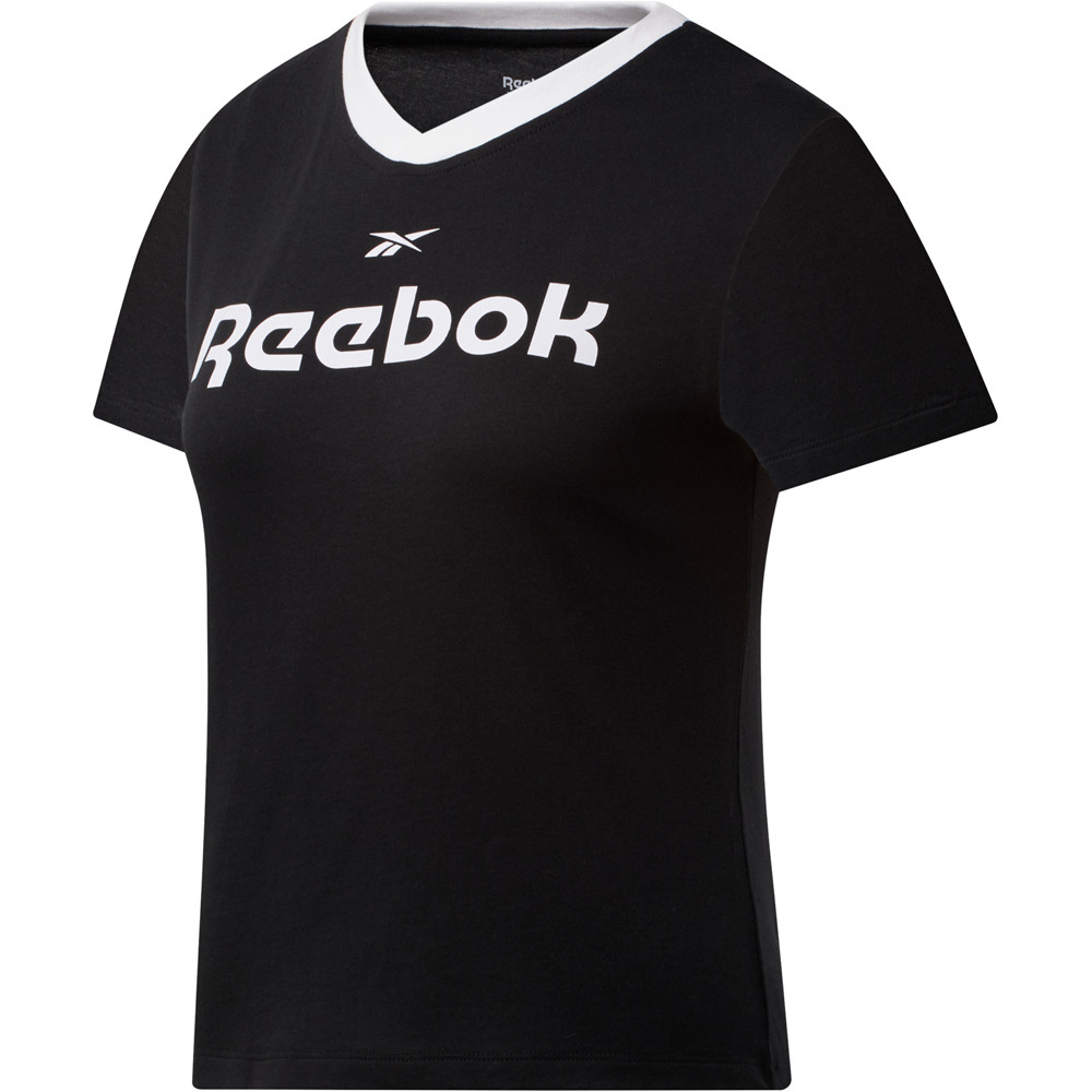 Reebok camiseta manga corta mujer TE Linear Logo Tee vista frontal