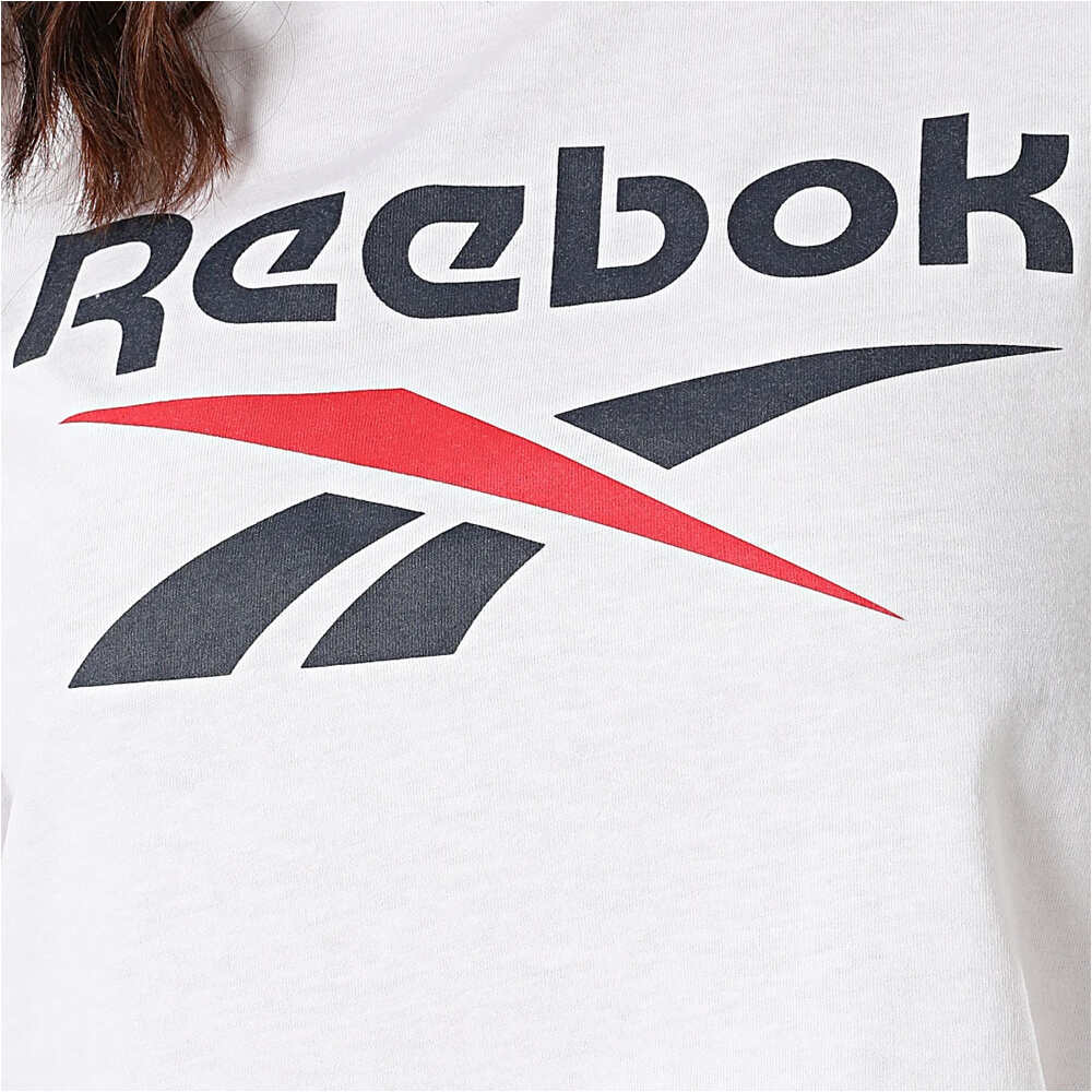 Reebok camiseta manga corta mujer RI Crop Tee vista trasera