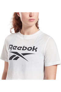 Reebok camiseta manga corta mujer RI Crop Tee vista detalle