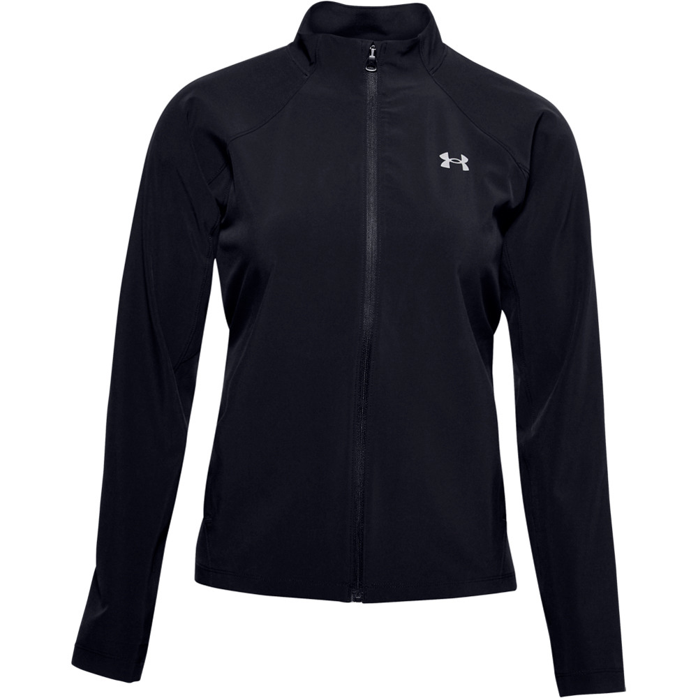 Under Armour camiseta técnica manga larga mujer UA Launch 3.0 STORM Jacket vista frontal