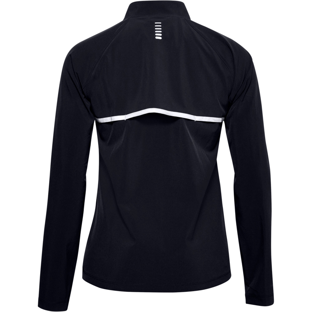 Under Armour camiseta técnica manga larga mujer UA Launch 3.0 STORM Jacket vista trasera