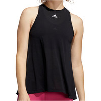 adidas camiseta tirantes fitness mujer DANCE TANK vista detalle