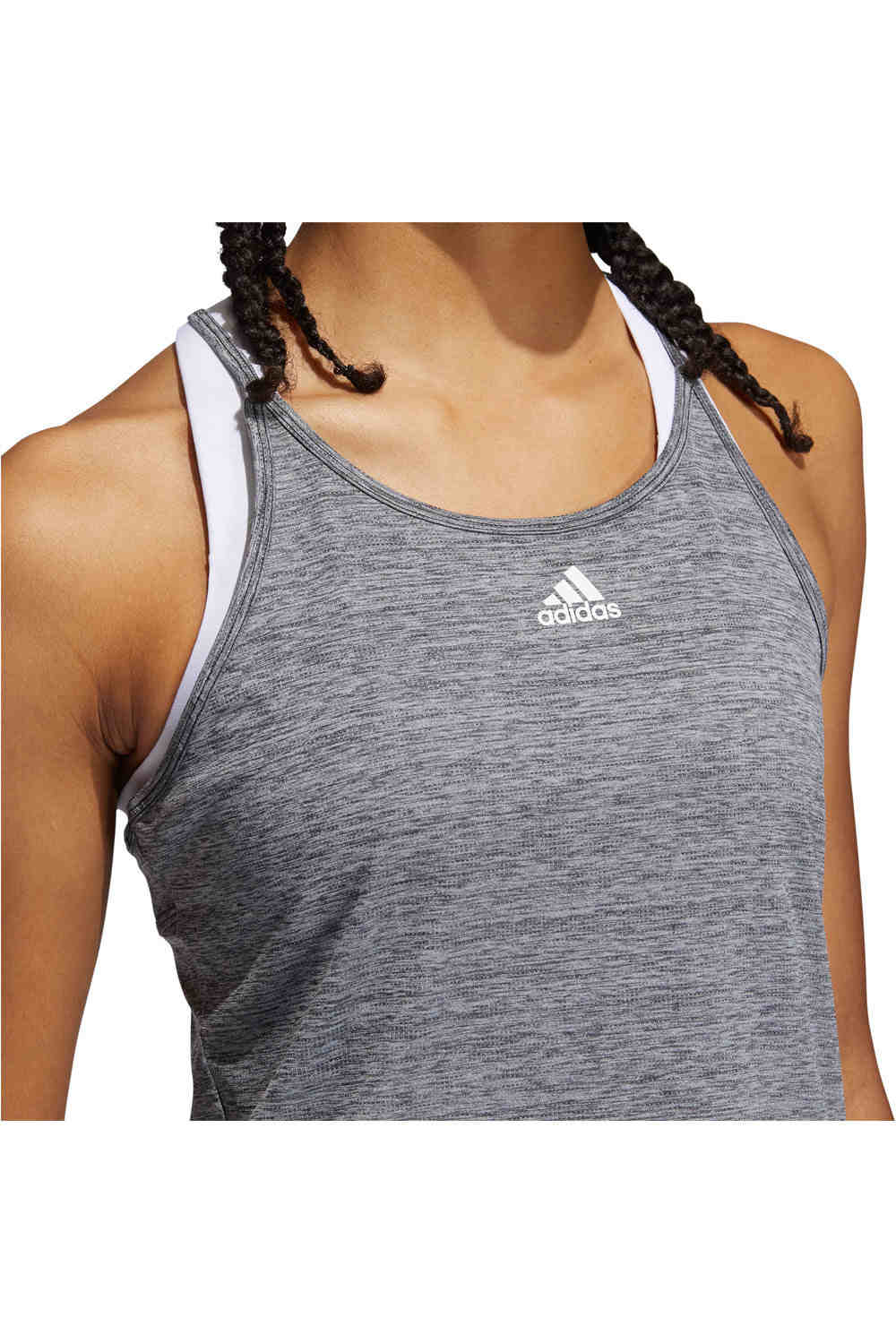 adidas camiseta tirantes fitness mujer PERFORMANCE TNK vista detalle