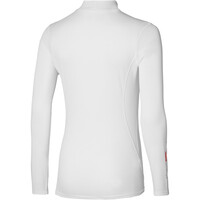 Mizuno camisetas termicas mujer Mid Weight High Neck vista trasera