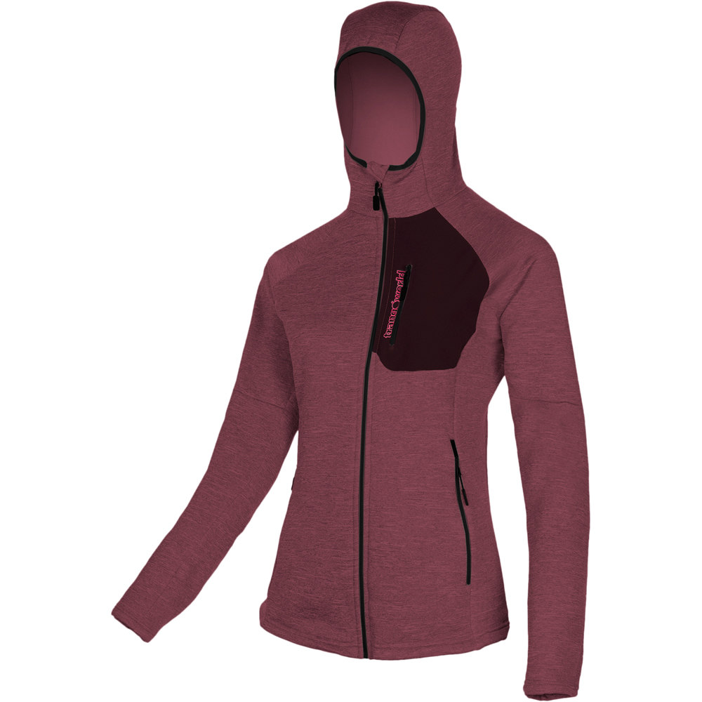 Trango forro polar mujer CHAQUETA WELLS vista frontal