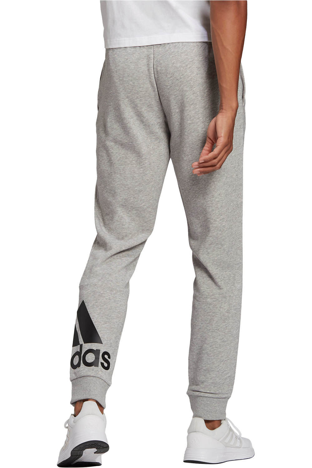 adidas pantalón hombre Essentials French Terry Tapered Cuff Logo vista trasera