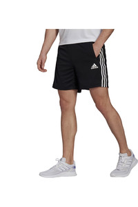 adidas pantalón corto fitness hombre Primeblue Designed To Move Sport 3 bandas vista frontal