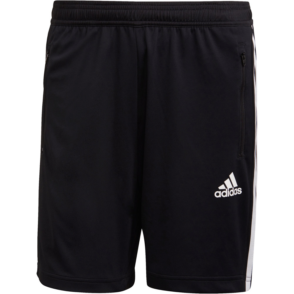 adidas pantalón corto fitness hombre Primeblue Designed To Move Sport 3 bandas 05