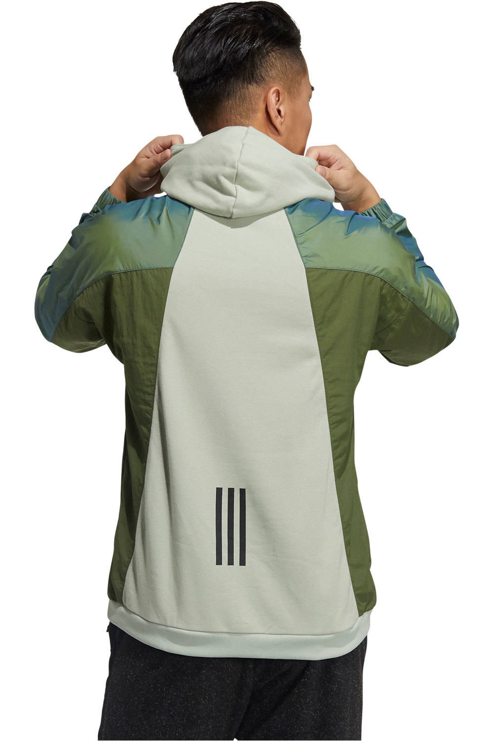 adidas sudadera hombre M BOSC POHD vista trasera