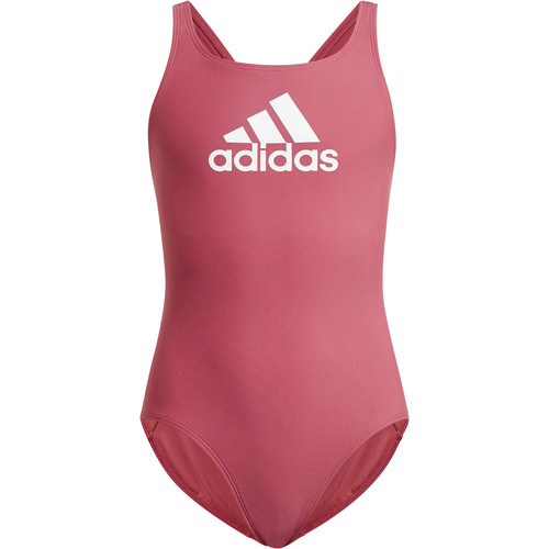 Bañador Natación Niña Adidas FIT SUIT 3 Stripes color Rosa