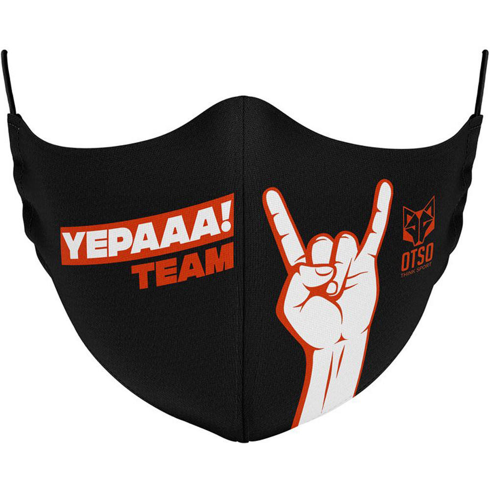 Otso varios Mask YEPAAA Black vista frontal