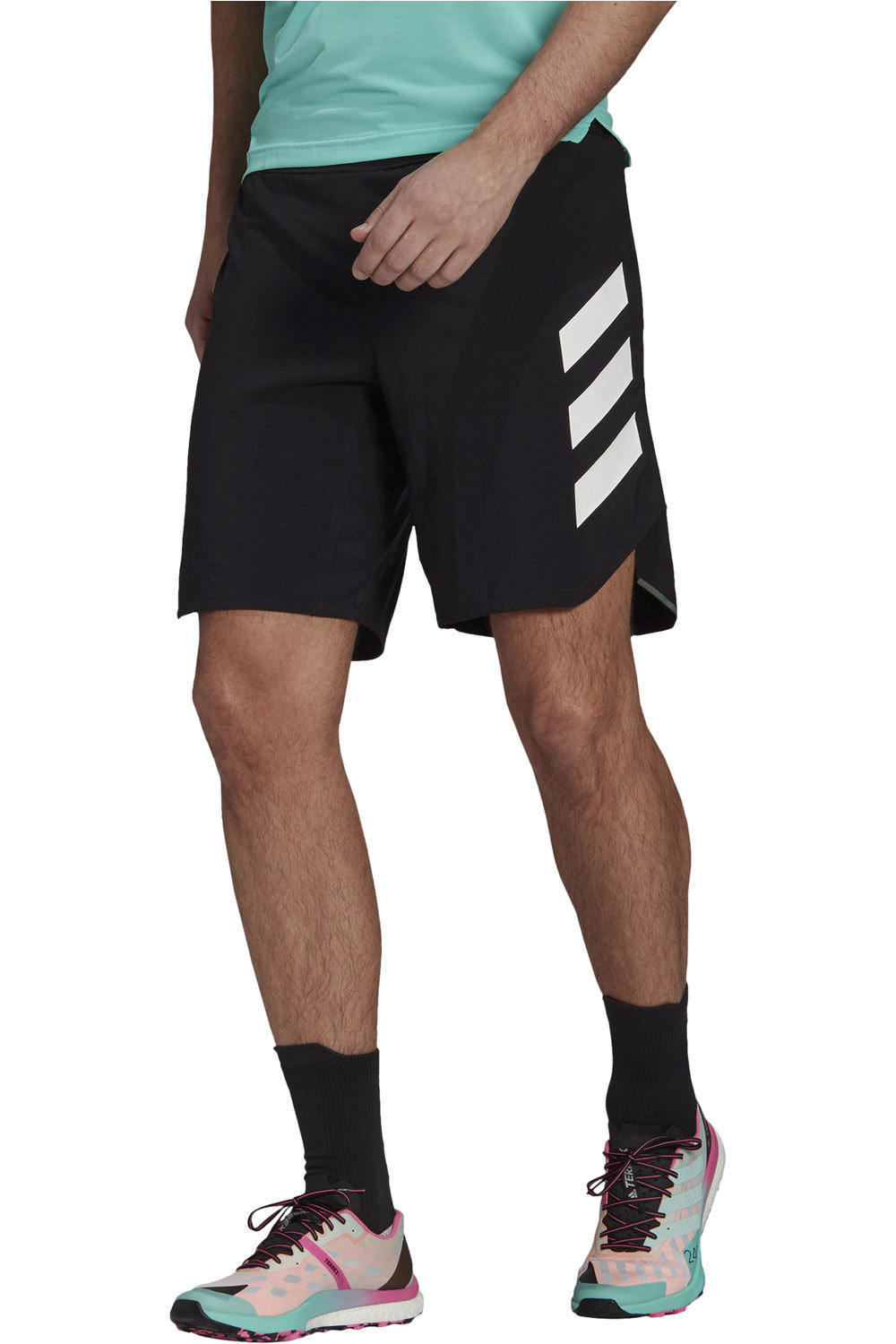 adidas pantalón running hombre AGR AllA Short 5 vista frontal