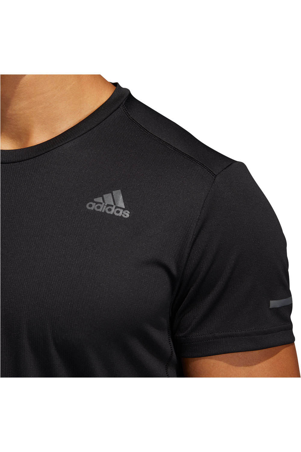 adidas camiseta técnica manga corta hombre RUN IT TEE M vista detalle