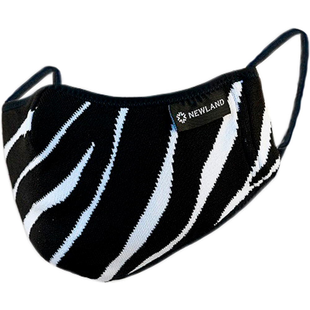 Newland varios MASK ZEBRA BK WH vista frontal