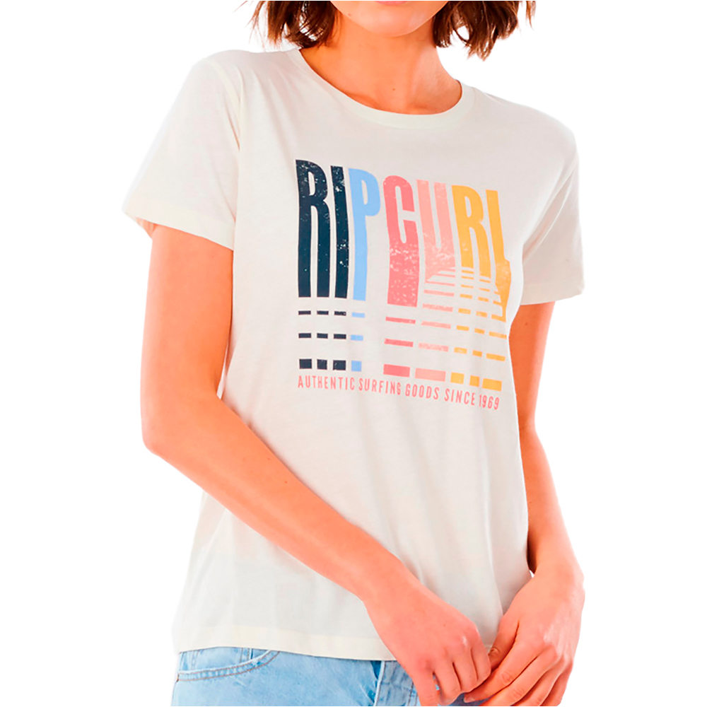 Rip Curl camiseta manga corta mujer GOLDEN STATE STANDARD TEE vista detalle