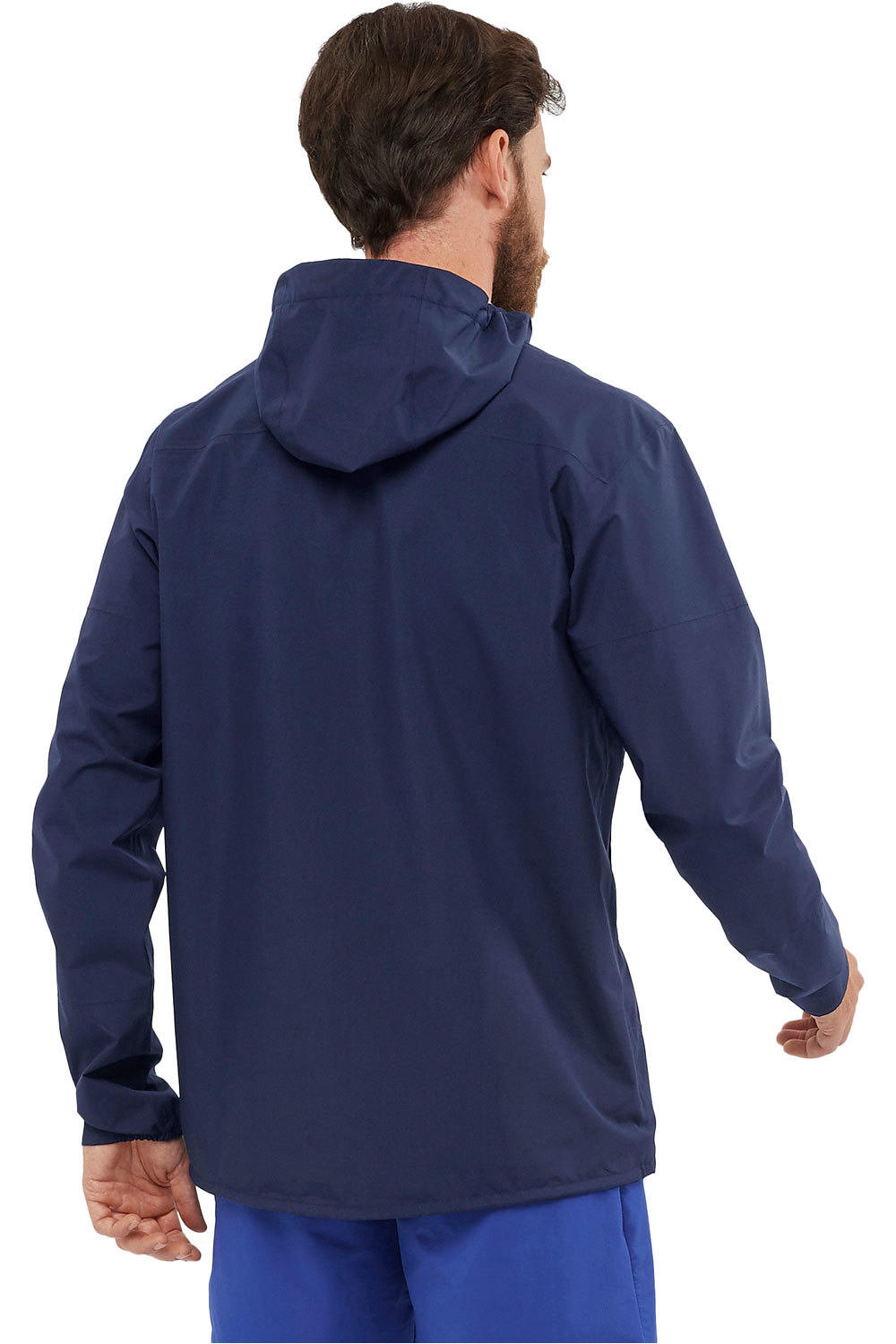 Salomon chaqueta impermeable hombre XA 2.5L WATERPROOF JACKET-NIGHT SKY-- vista trasera