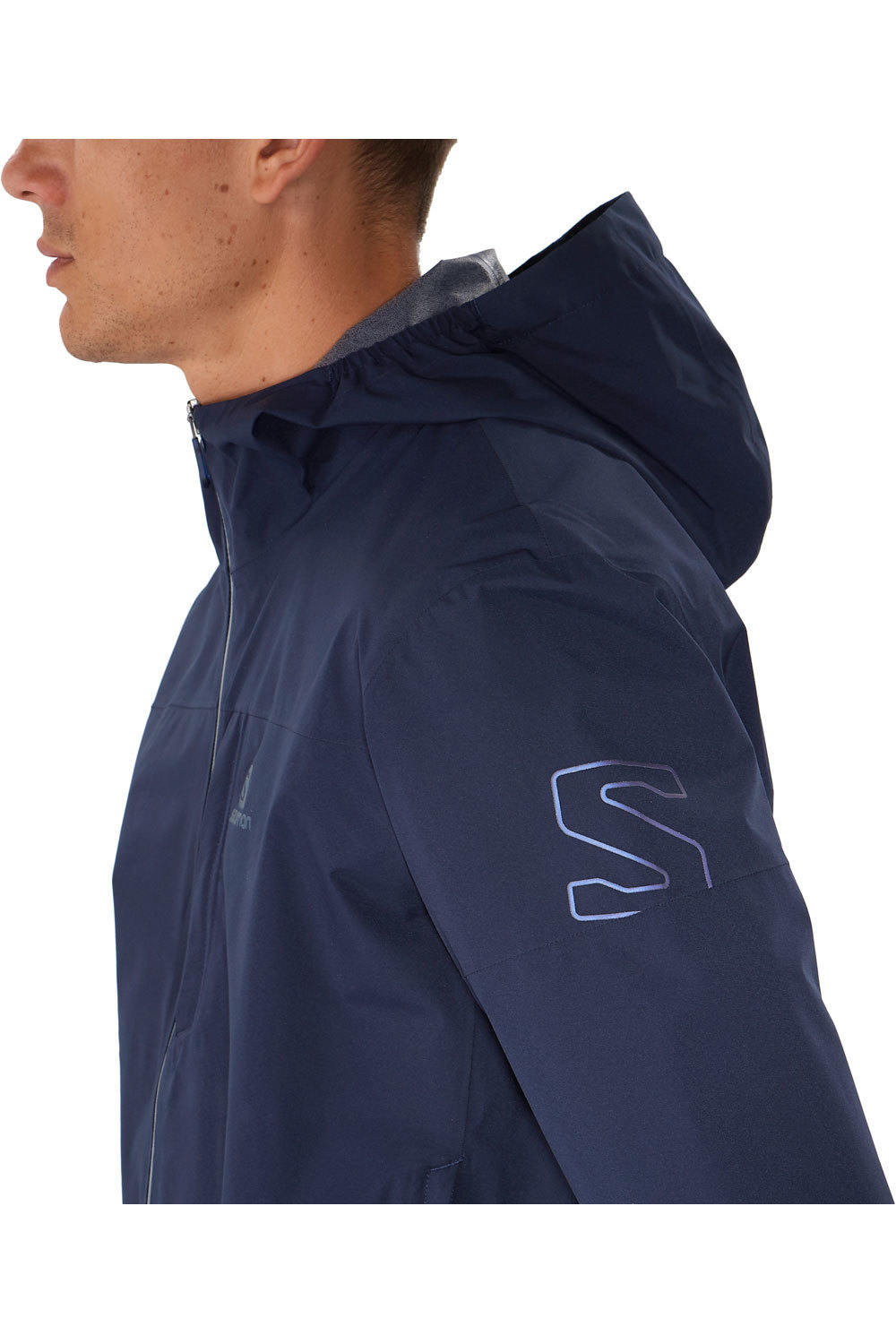 Salomon chaqueta impermeable hombre XA 2.5L WATERPROOF JACKET-NIGHT SKY-- 04