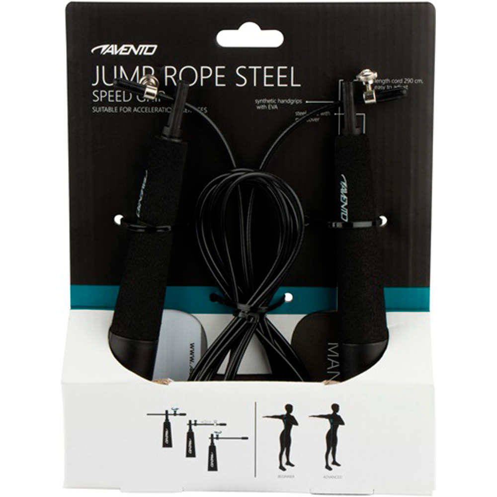 Avento comba Jump Rope Steel 01