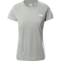 The North Face camiseta montaña manga corta mujer W REAXION AMP CREW - EU vista frontal