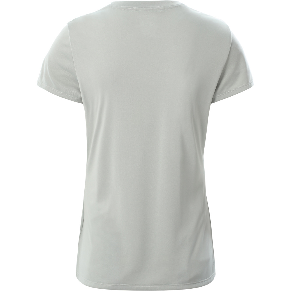 The North Face camiseta montaña manga corta mujer W REAXION AMP CREW - EU vista trasera