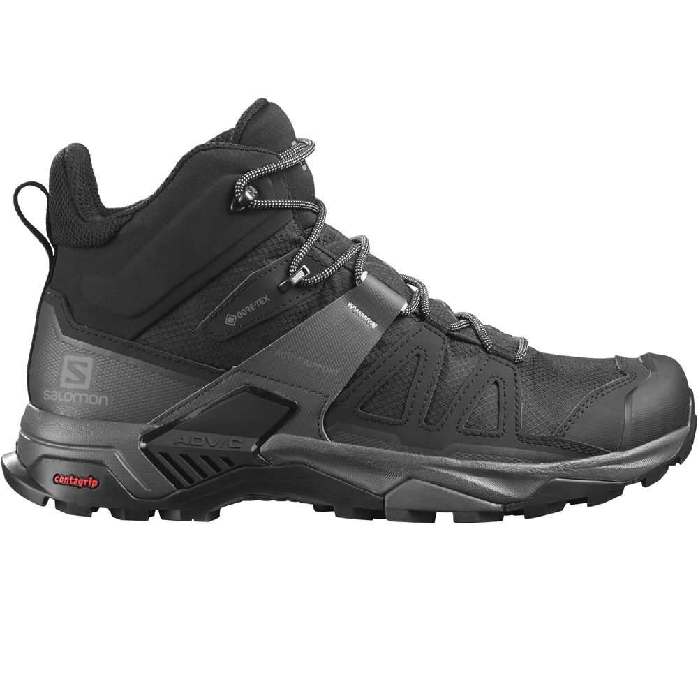 Salomon bota trekking hombre X ULTRA 4 MID GTX lateral exterior