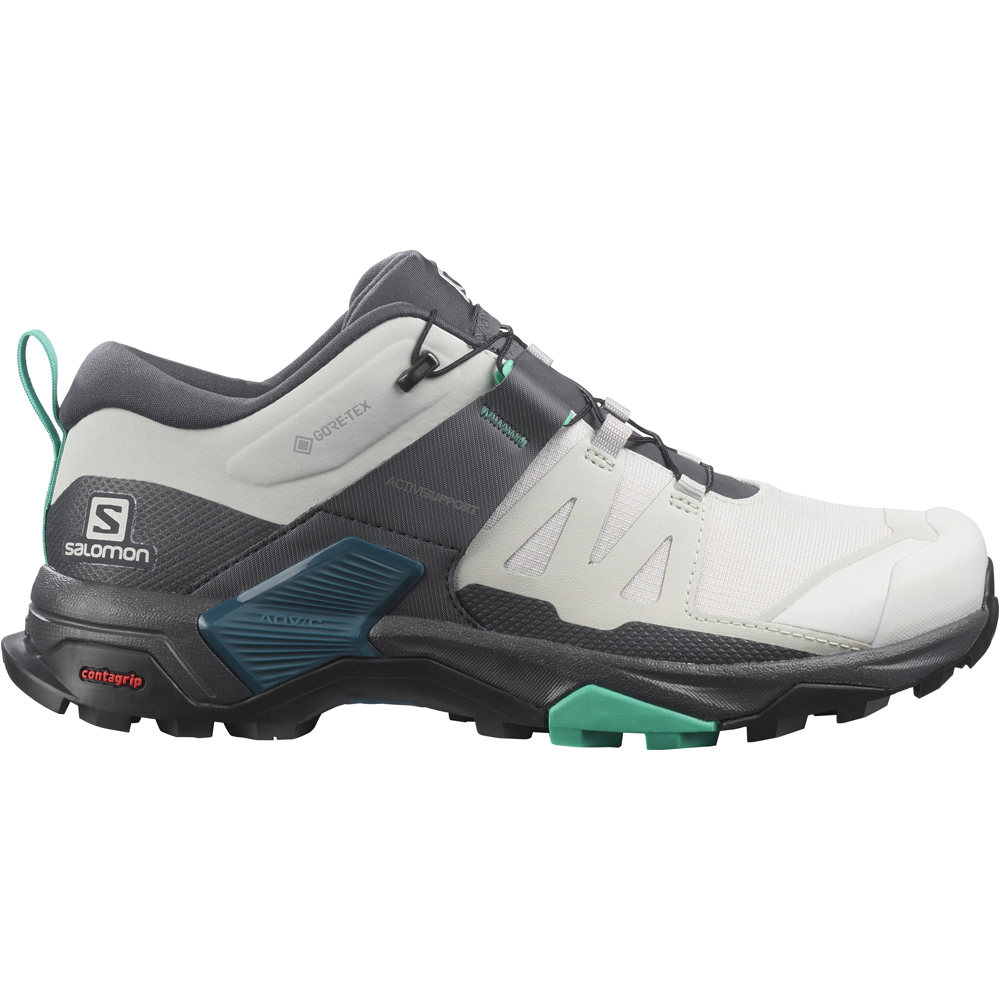 Salomon zapatilla trekking mujer X ULTRA 4 GTX W lateral exterior