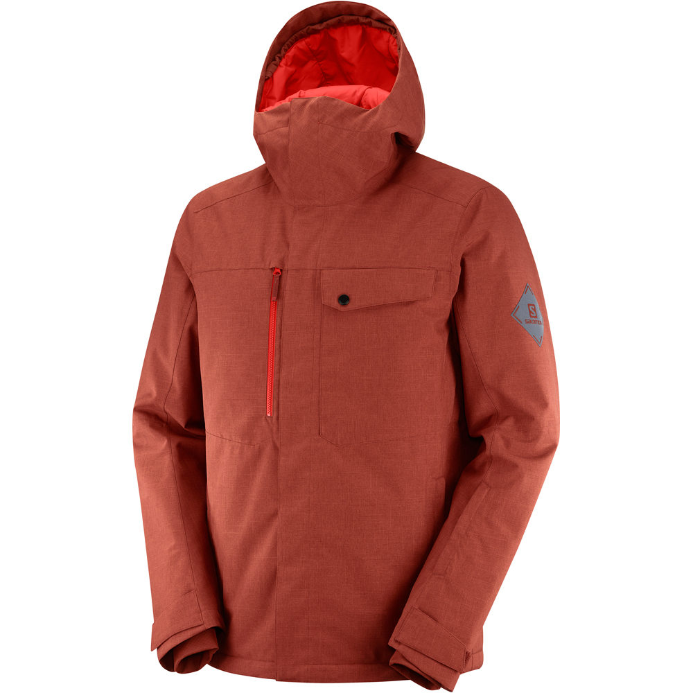 Salomon chaqueta esquí hombre POWDERSTASH JACKET M vista detalle