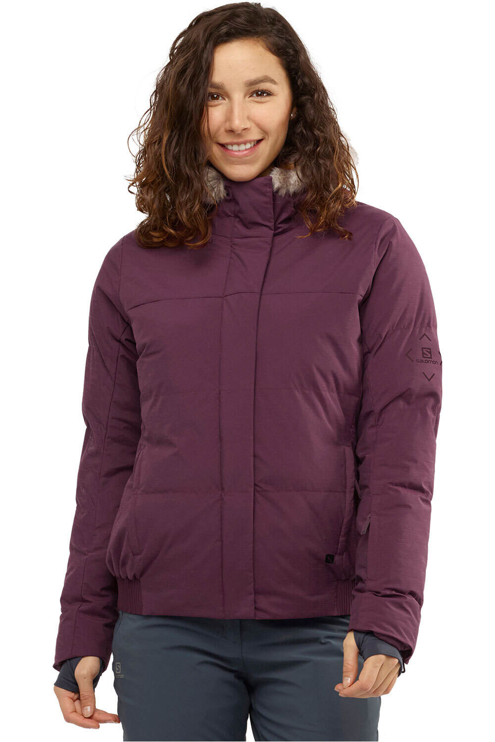 Snuggly warm jacket w chaqueta esquí mujer